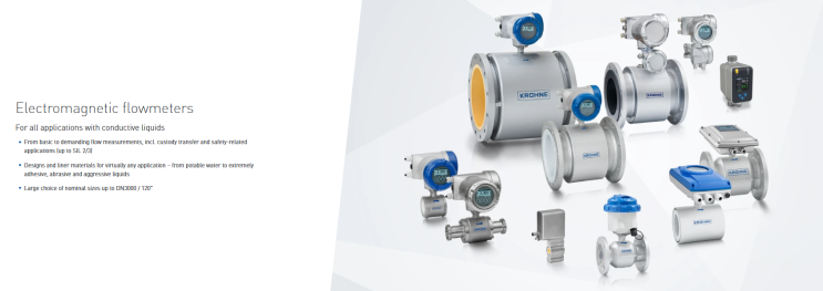 KROHNE Electomagnetic flowmeters