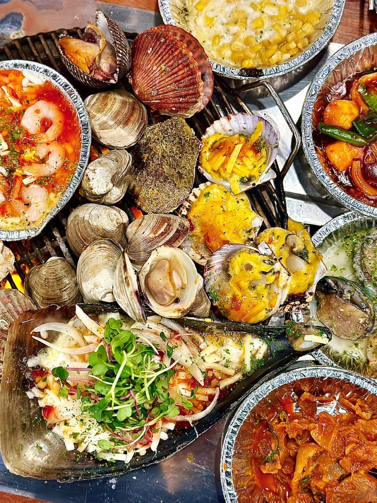  오이도 조개구이 맛집 10년 연속 1등 무한리필 조개포차