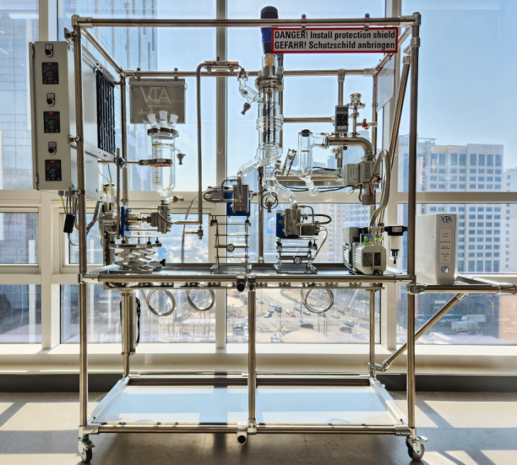  실험용 데모장비_박막증류장치_Thin film evaporator