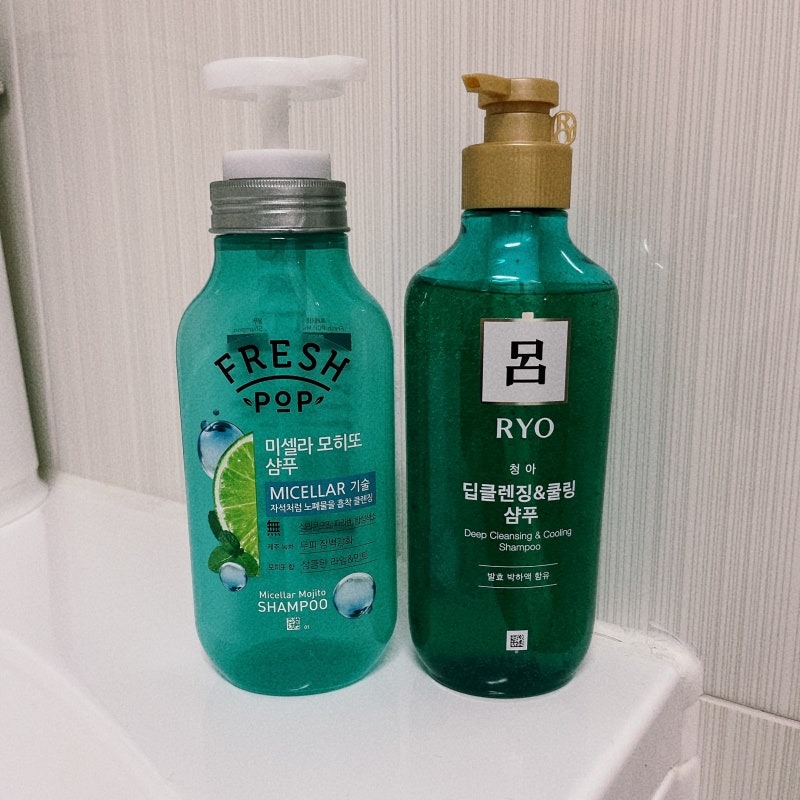 프레시팝 모히또 대체 샴푸 찾기 삼만리 : 려 청아 딥클렌징 쿨링 샴푸 (또 단종이야?!)
