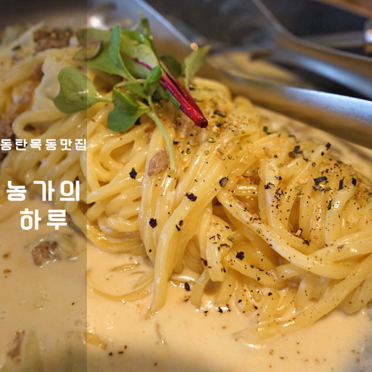  동탄2신도시 맛집 농가의하루 불고기 생면파스타 해물볶음밥