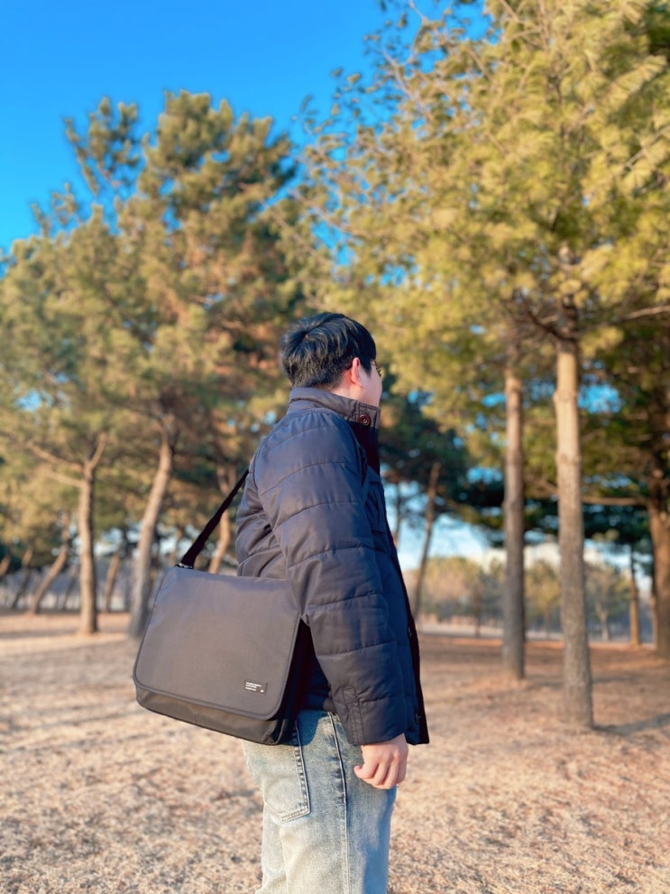  [ 노트북가방 / 노트북파우치 ] 리사이클가방인 에스티나인 나토 노트북 가방 블랙 색상 ( LG 그램 15인치 노트북 가방 후기, 15인치 노트북 파우치 추천 )