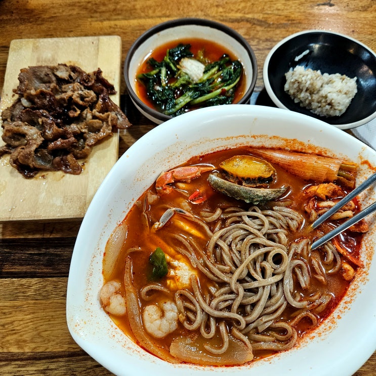  [신림맛집]막불감동:직접 뽑은 메밀로 만든 메밀막국수 메밀짬뽕