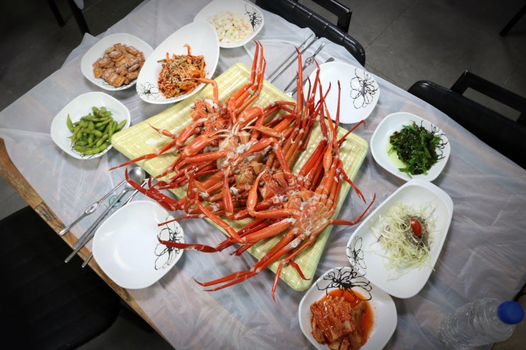  주문진 맛집 배 부르게 먹고온 주문진홍게무한리필