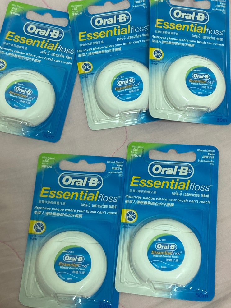  오랄비 치실(oral-b) 사용하고 당황했던 점(한번에 여러개사면 단점)