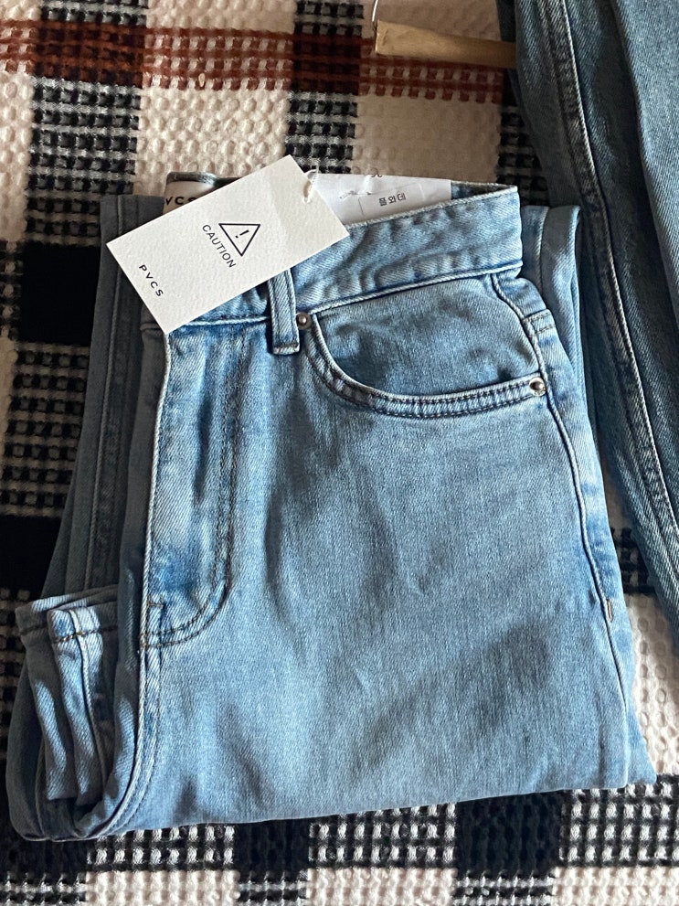 pvcs 플와데 라이트연청(사이즈 25)/ 본래 자기 사이즈보다 한 사이즈 작게 사야 하는 이유