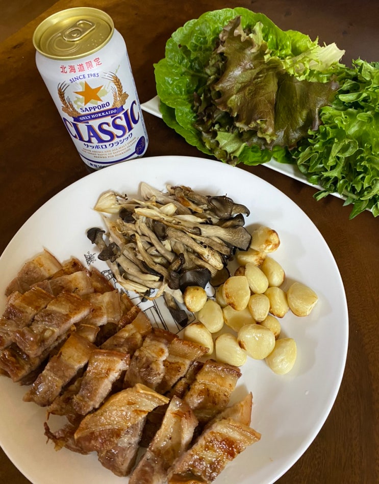  삼삼데이, 삼겹살데이 맞이 에어프라이어 삼겹살 구이