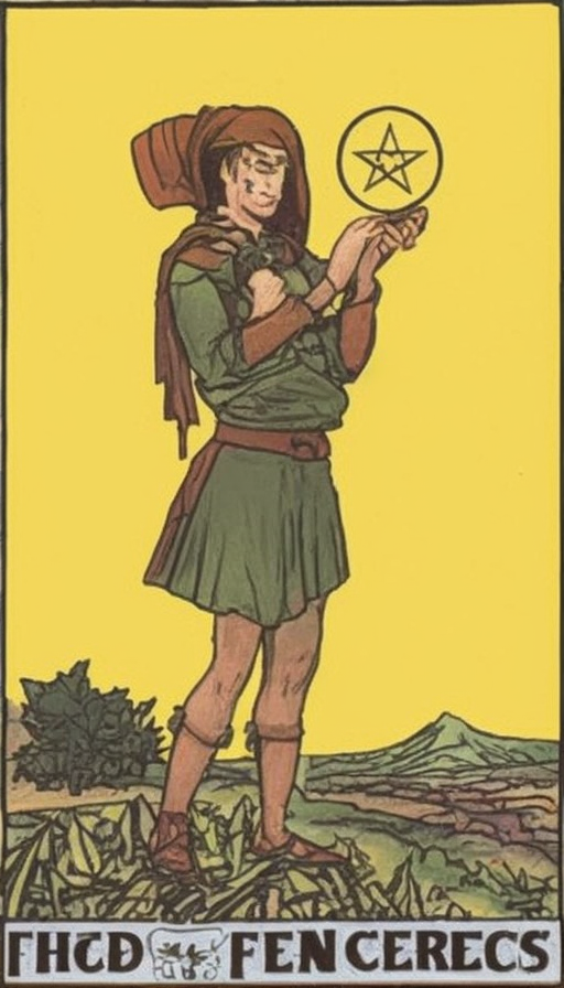 타로 카드 마이너 펜타클 페이지(Page of Pentacles) 정방향 해석, 키워드, 시, 그림 #00318 타로 카드 마이너 펜타클 페이지(Page of Pentacles) 정방향 해석, 키워드, 시, 그림 #00318