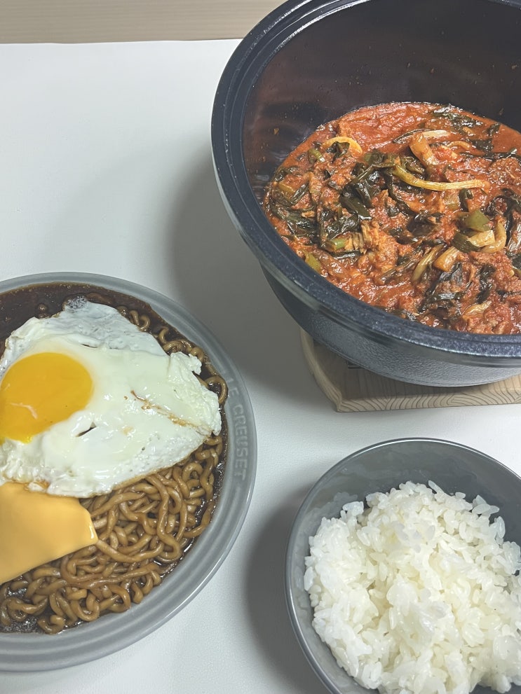  묵은김치요리 - 참치김치조림/볶음 만들기! 꽁치/멸치/참치 등