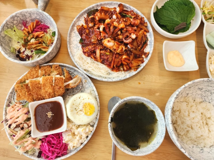  낙지의 품격 수원 원천동 맛집 낙지볶음 치즈돈까스 먹은 후기
