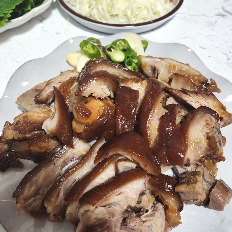 대전신세계백화점 맛집 지하 푸드코트 오목집 족발