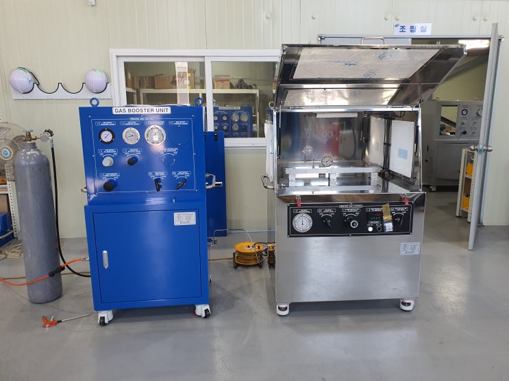  GAS BOOSTER UNIT (500BAR) & SUS CHAMBER (가스증압기 & 서스챔버)