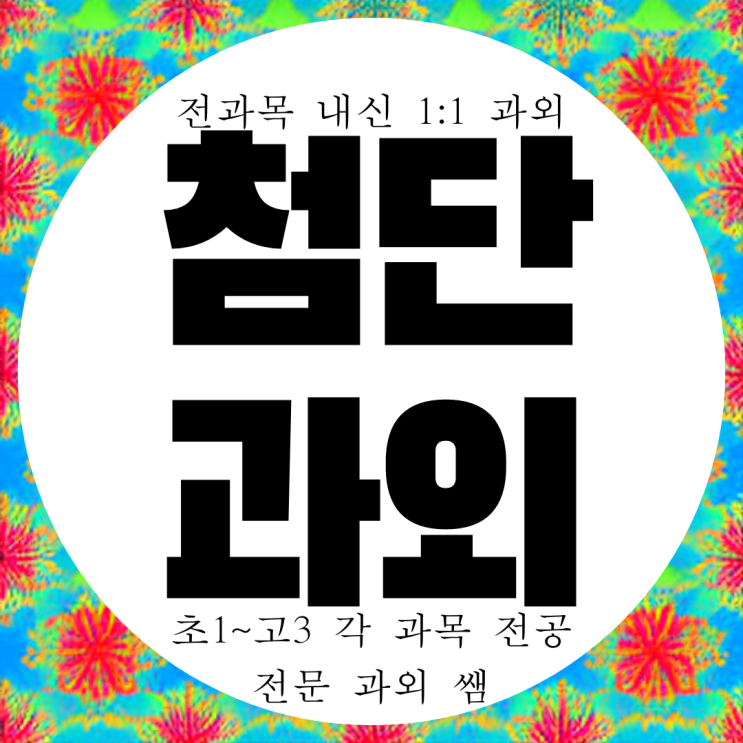  첨단2지구 전과목 고등 과외 신용중 내신 신용동 빛고을고 영수 과학 국어 중등 과외