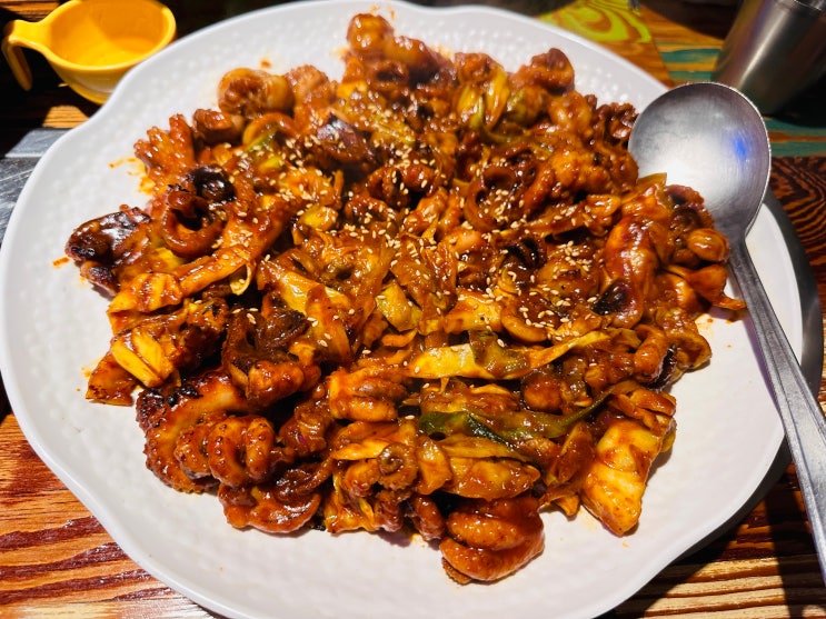  쭈꾸미킹 건대점 | 쭈꾸미 피자세트 건대입구역 쭈꾸미 맛집: 서울/화양동