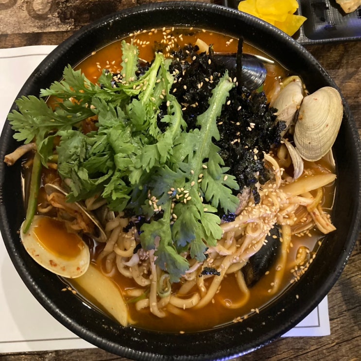  당감동 칼국수 맛집 면이 맛있는 요기오면 장칼국수 바지락칼국수