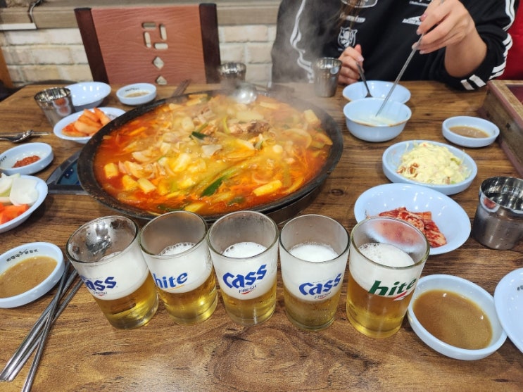 모래내시장 맛집 추천 해장에도 탁월한 아랜역물닭갈비 구월점 (구)성원닭갈비