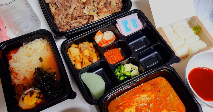  이차돌 배달시켜먹기 푸짐하고 배부르게 방문한것처럼 가득 한상