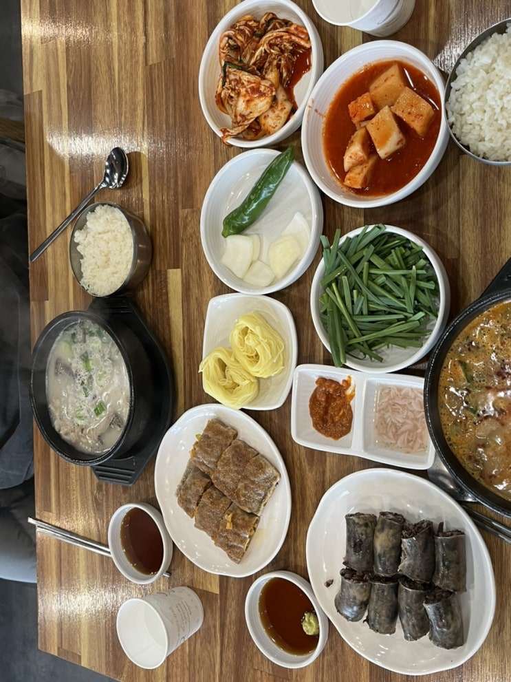  [불당동]요즘 먹은 맛집 옛날아우내순대/곰방와/스시린