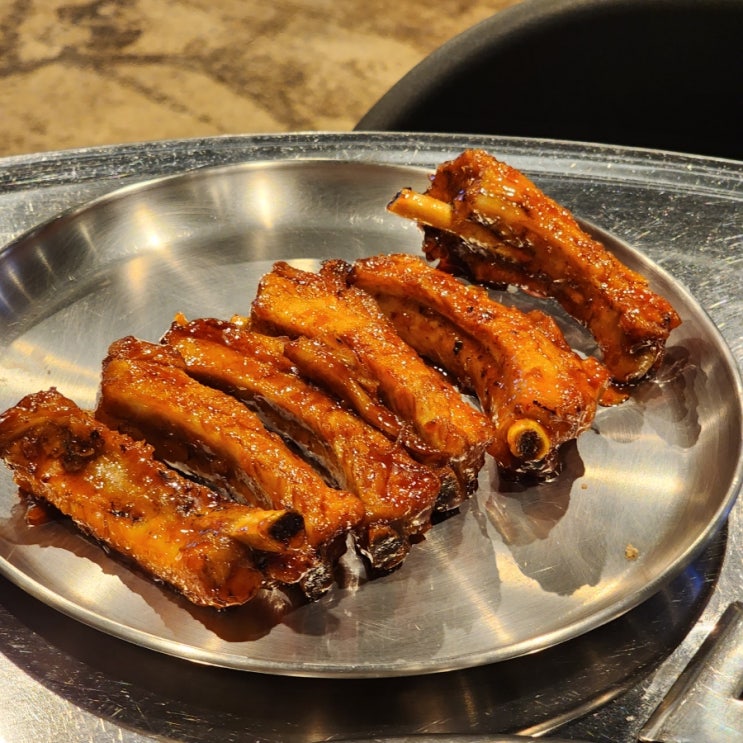  쌍촌동 먹자골목 유명돈 광주 등갈비 맛집 전메뉴 먹방 후기