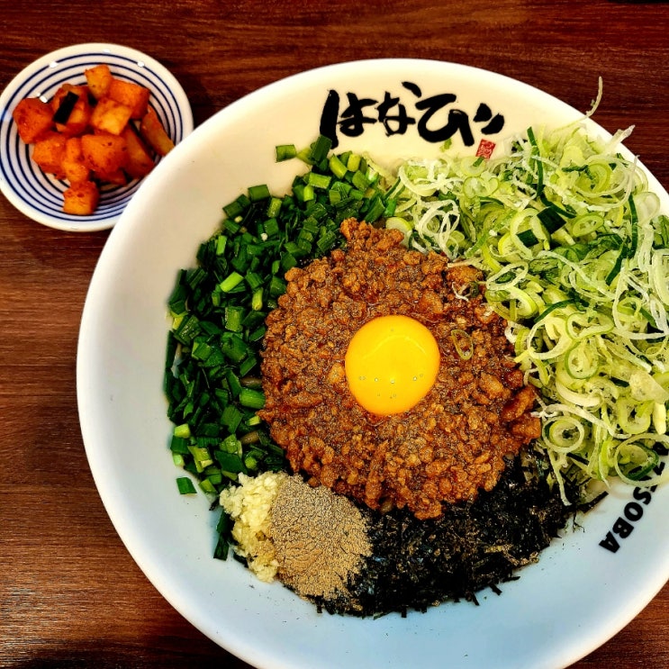 송파 맛집 마제소바가 유명한 멘야하나비 데이트하기 좋은 곳 웨이팅 식당