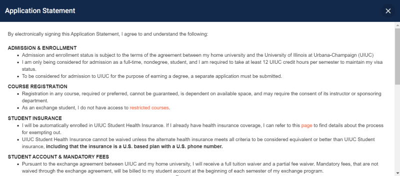 [교환학생 합격기] UIUC Application 준비하기 (재정증명서, 추천서, 자기소개서, Transcript, Postal ...