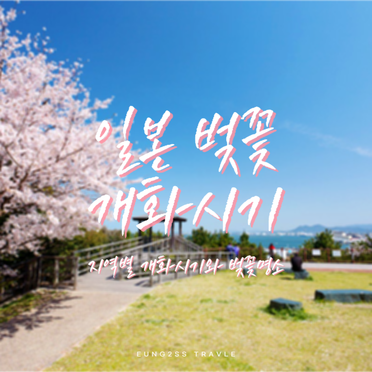 실시간 일본 벚꽃 개화시기 벚꽃명소 톺아보기
