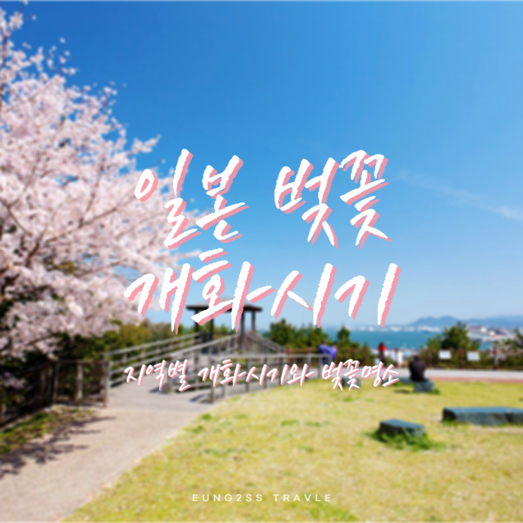 실시간 일본 벚꽃 개화시기 벚꽃명소 톺아보기