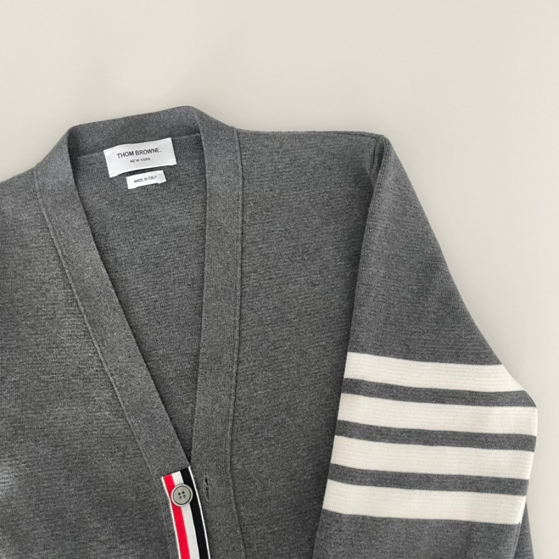 [THOM BROWNE]톰브라운 밀라노 스티치 남성가디건 사이즈tip 및 착용샷