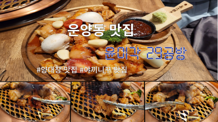 운양동 맛집, 김포에서 만난 가성비 좋은 양대창 윤미각 29공방