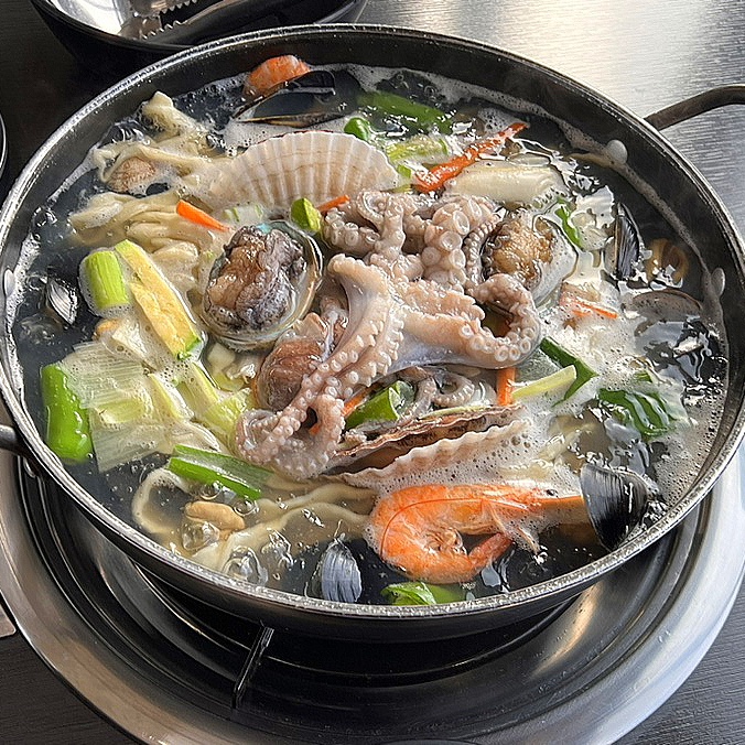  을왕리 칼국수 여기가 진짜 맛집 :: 강지네 해물손칼국수