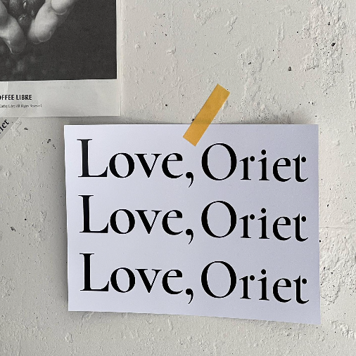  오리에 ORIET