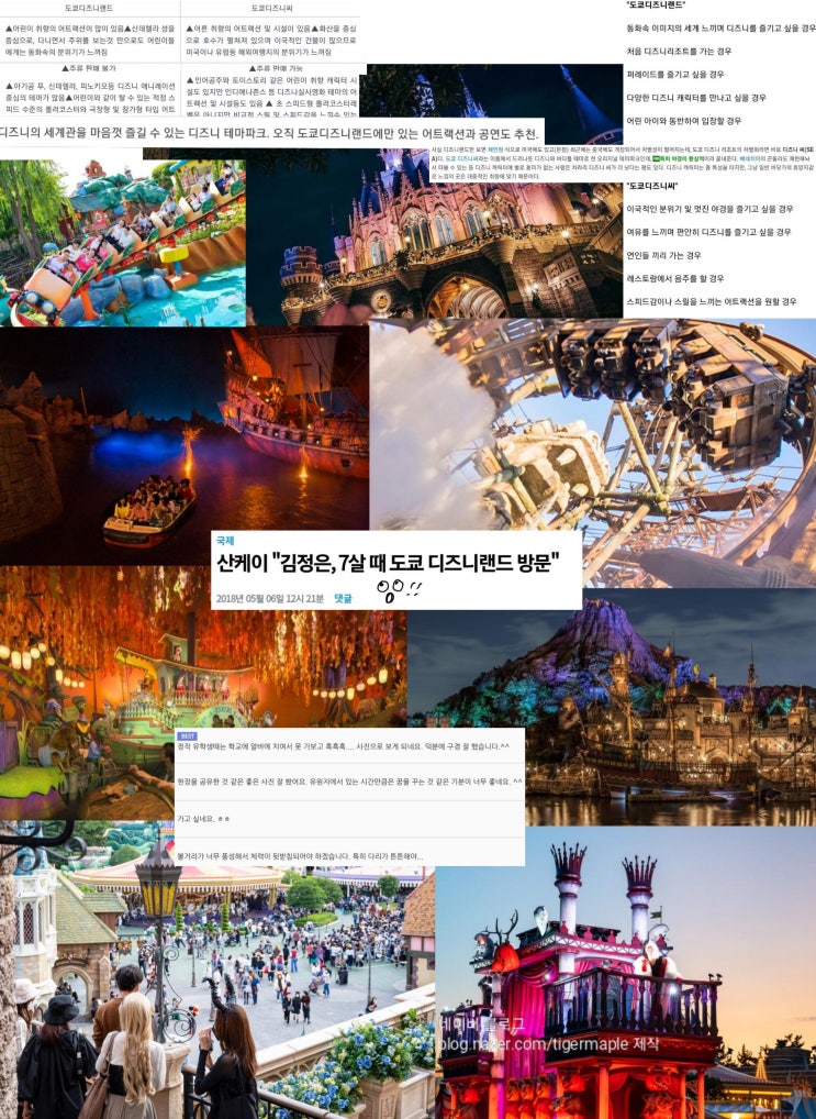 일본 놀이동산이 가고싶어서 친구들을 설득하기 (디즈니 등 6곳 소개) 일본 놀이동산이 가고싶어서 친구들을 설득하기 (디즈니 등 6곳 소개)