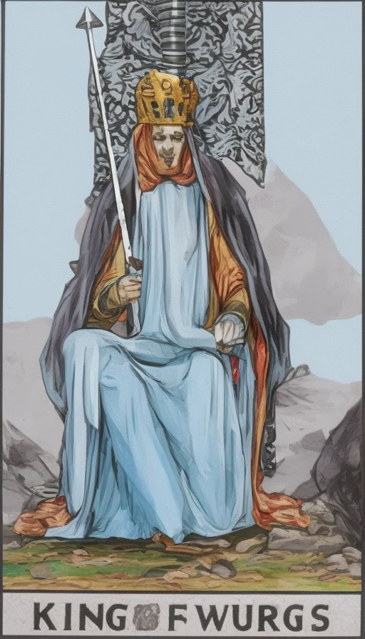 타로 카드 마이너 소드 킹(King of Swords) 정방향 해석, 키워드, 시, 그림 #00336 타로 카드 마이너 소드 킹(King of Swords) 정방향 해석, 키워드, 시, 그림 #00336