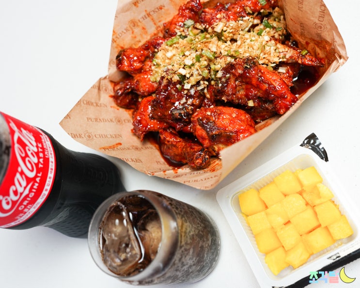  푸라닭 마불로 악마 치킨 신메뉴 출시! 매콤달콤 맛있네