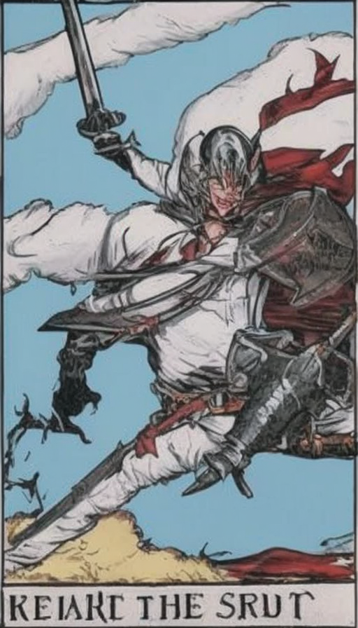 타로 카드 마이너 소드 나이트(kNight of Swords) 정방향 해석, 키워드, 시, 그림 #00334 타로 카드 마이너 소드 나이트(kNight of Swords) 정방향 해석, 키워드, 시, 그림 #00334