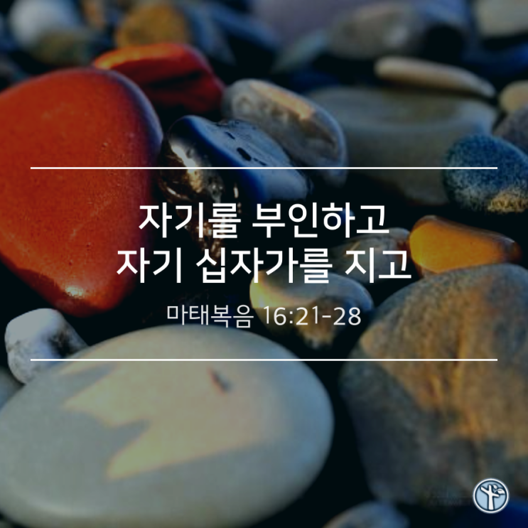  자기를 부인하고 자기 십자가를 지고 / 마 16:21-28