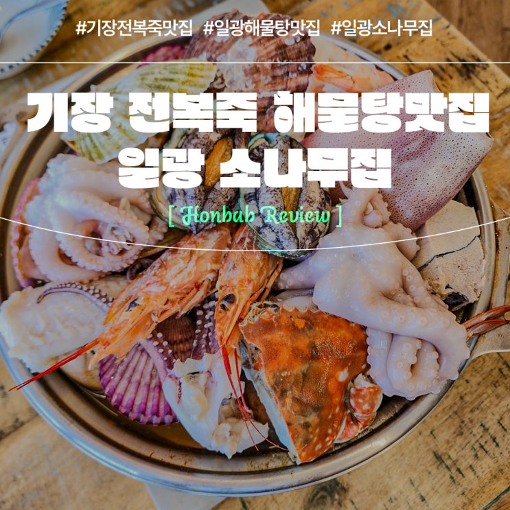 기장전복죽 싱싱한 해물탕 (feat. 일광 맛집 소나무집 )
