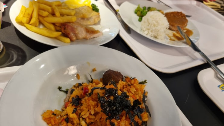  [광명 맛집] 3만원의 행복! "이케아 레스토랑" 메인 디쉬 부터 디저트 까지! 가족 레스토랑!
