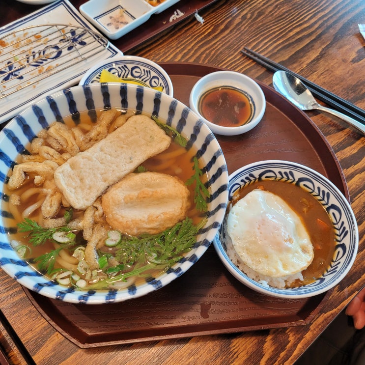  부산 명지맛집 생활의달인 미식가의우동! 모밀돈가츠세트구성이 굿~