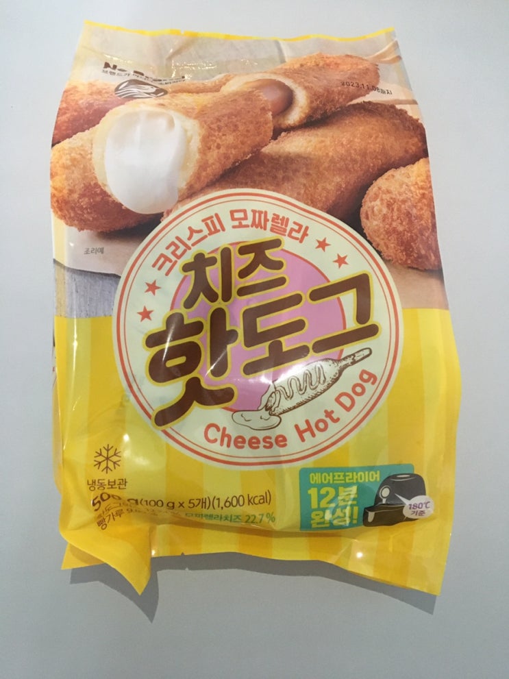  크리스피 모차렐라치즈 핫도그