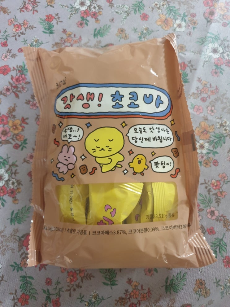  최고심 갓생! 초코바