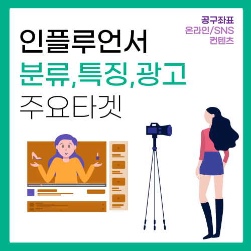 인플루언서 마케팅 [메가,매크로,마이크로,나노] 분류,특징,광고