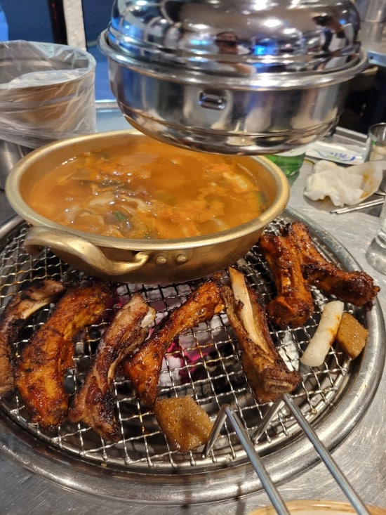  양재 6484 쪽갈비 얼큰 김치 수제비 포이사거리 국악고사거리 숨은맛집