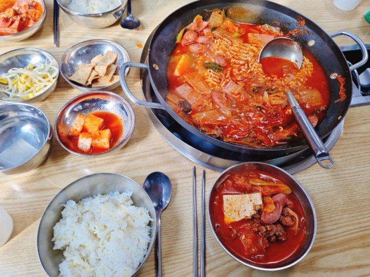  경원식당 본점 의정부시청 맛집 부대찌개 굿 성시경 왔던곳
