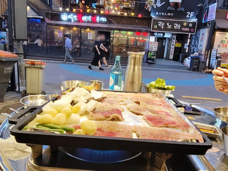 논현먹자골목 냉삼맛집 100년 영동생갈비