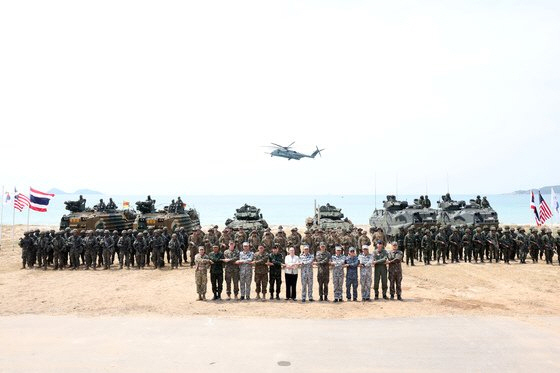2023년 <b>코브라골드</b> 한·미·태 연합 상륙훈련 실시 / <b>해병대</b> 제공