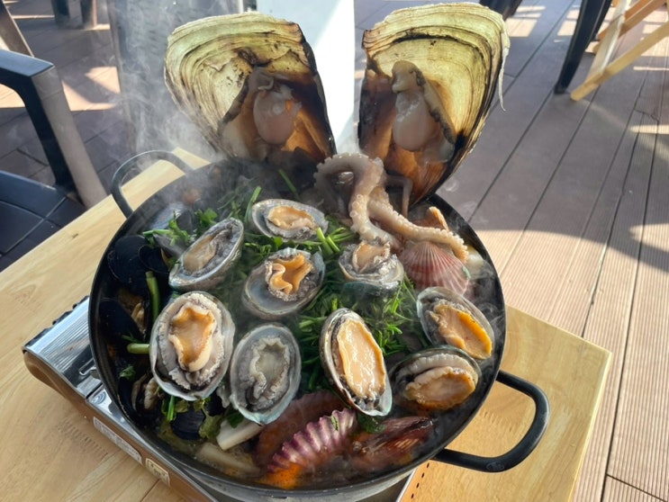 해운대엘시티맛집, 싱싱한 활전복 해물탕 연화리해물천국