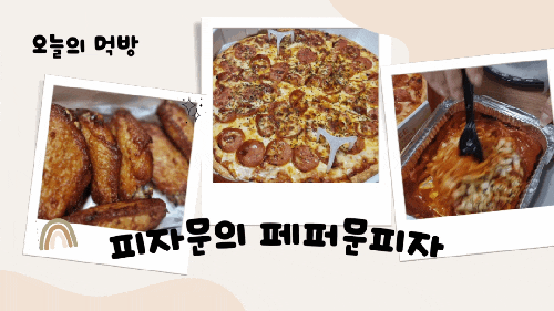 대전 오류동 피자 맛집 피자문의 페퍼로니피자