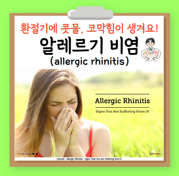  환절기 알레르기 (1) - 알레르기 비염(allergic rhinitis) 분류, 원인, 증상