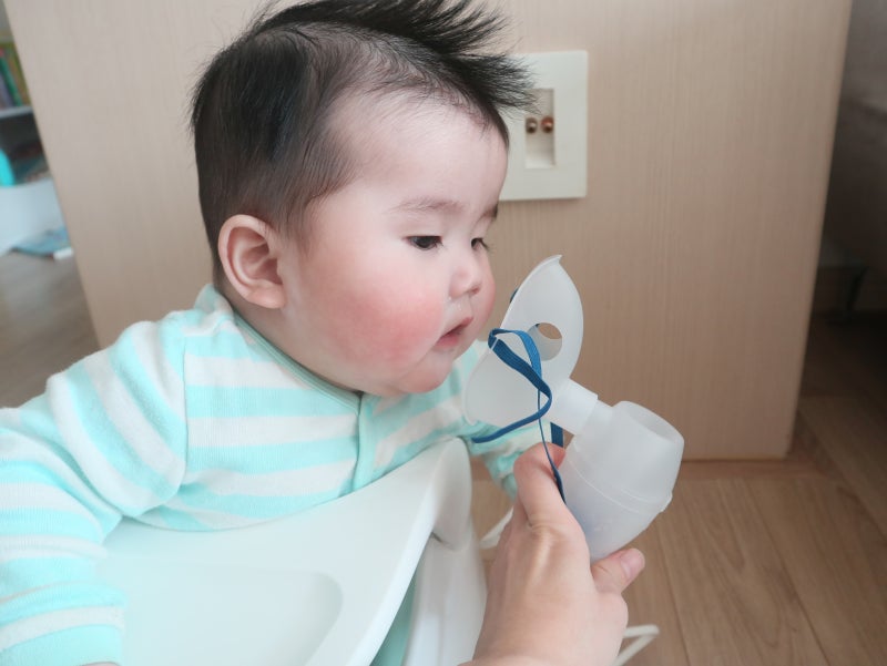 가정용 네블라이저 오므론 Ne-C106 아기 가래기침 모세기관지염 사용법 : 네이버 블로그